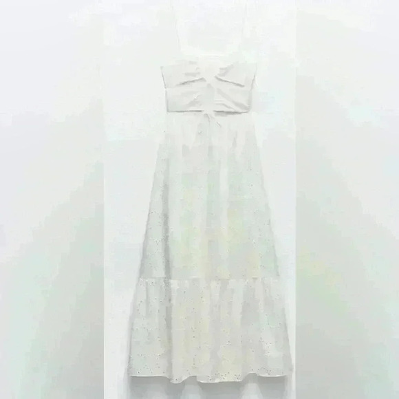 🔥🔥zara Embroidery midi dress - Picture 7 of 7